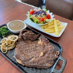 สเต็กเนื้อ Ribeye โคขุน