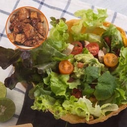 Al Pastor Tostada Salad