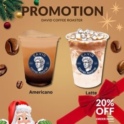 กาเเฟอเมริกาโน่+ลาเต้ 2 แก้ว(ลด20%)