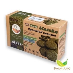 Sprouted seeds Matcha & Sprouted Sesame Cookies