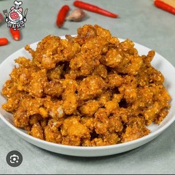 ข้าว+ลาบไก่ทอด