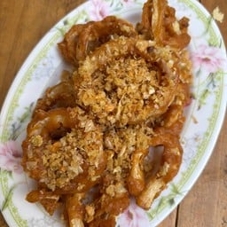 ปลาหมึกทอด