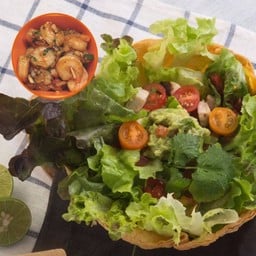 Shrimp Tostada Salad