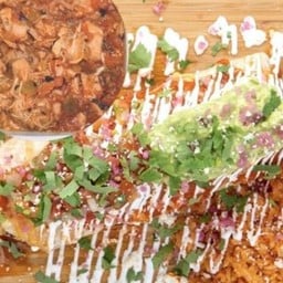 Red Chicken Wet Burrito