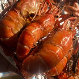 กุ้งแม่น้ำเผา