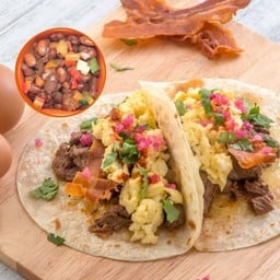 Pinto beans Breakfast Tacos
