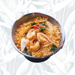 มาม่าหม้อไฟต้มยำกุ้งมะพร้าวอ่อน