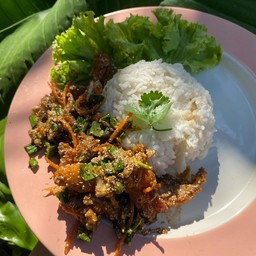 ข้าวยำไก่แซ่บเว่อร์&หมี่ไก่ฉีกก