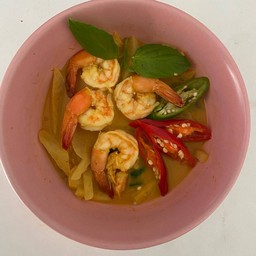 แกงกะทิกุ้งมันแกว