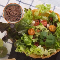 Tostada Ground Beef Salad