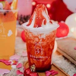 นมสดปั่นสตอเบอรี่