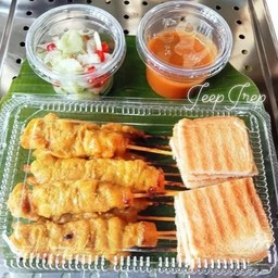 หมูสะเต๊ะชุดอิ่มสบาย