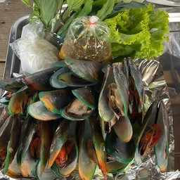 หอยแมลงภู่เผา