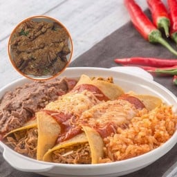 New Zealand Rib Eye Steak Enchiladas