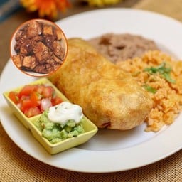 Al Pastor Deep Fried Burrito