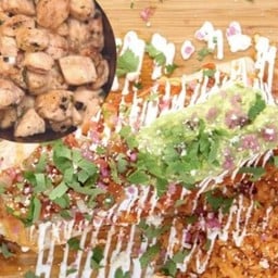Chicken Wet Burrito