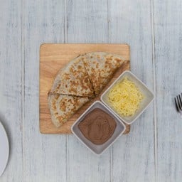 Cheese and Beans Grilled Kid's Quesadilla