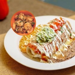 Shrimp Wet Burrito