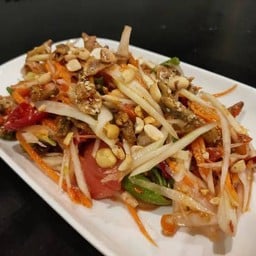 ส้มตำไทย ปลากรอบ