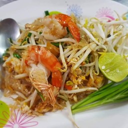 ผัดไทยกุ้งสด