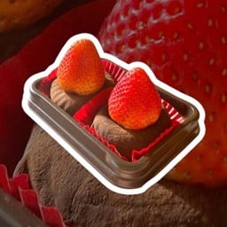 ไดฟุกุ 2 ชิ้น (โชว์สตรอว์เบอร์รี่) ปั้นสดใหม่10นาที