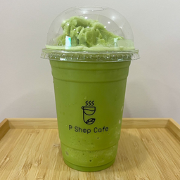 ชาเขียวนม  ปั่น