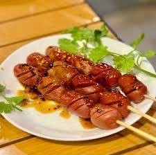 ใส้กรอกแดงโบราณปิ้ง