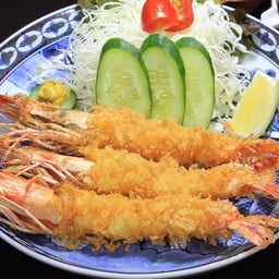 กุ้งชุปเกล็ดขนมปังทอด