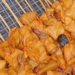 ไม้ L เนื้อปลาหมึก คาง เอ็น