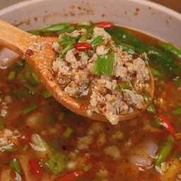 ต้มแซ่บหมูสับ