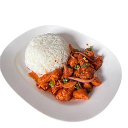 ข้าวยำไก่ รสวิงซ์แซ่บ