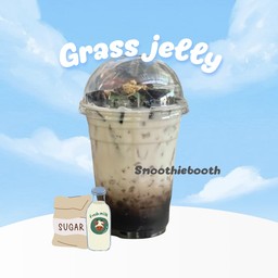 เฉาก๊วยนมสดเย็น Smoothie booth