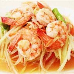 ตำไทยกุ้งสด