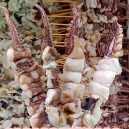 ไม้ L เนื้อปลาหมึก คาง เอ็น หนวด