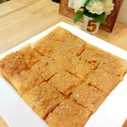 โรตีข้าวโพดเนยถั่วช็อก