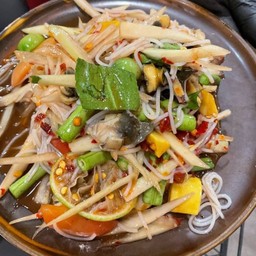 ตำป่า | Som Tum Pa Jungle Style Papaya Salad | 森林风味木瓜沙拉)