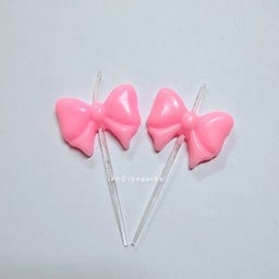 เทียนโบว์ - ชมพู