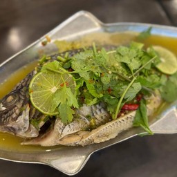 ปลานิลนึ่งมะนาว