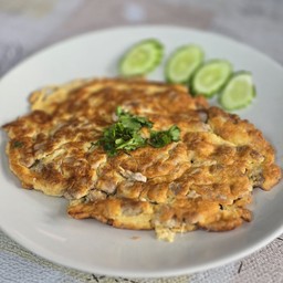 ไข่เจียวหมูสับ (กับข้าว)