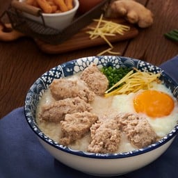 โปรเปิดร้าน( โจ๊กหมูล้วน2ถุง) แถม ปาท่องโก๋1 ไข่ลวก1