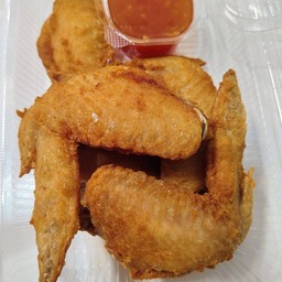 ปีกไก่ทอดเกลือ5ชิ้น