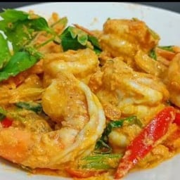 กุ้งผัดไข่เค็ม