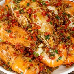 ข้าวกุ้งผัดพริกเกลือ