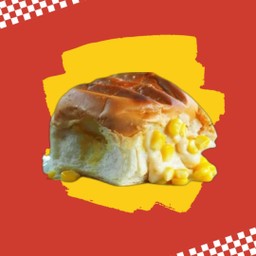 ขนมปังปิ้งไส้ทะลัก ครีมข้าวโพด