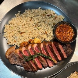 Striploin Angus Australia steak
