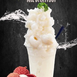 ลิ้นจี่โยเกิร์ตสมูทตี้