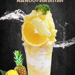 ส้มสัปปะรดโยเกิร์ตสมูทตี้