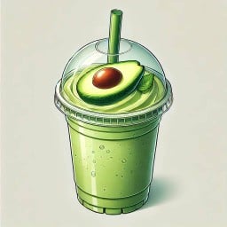 อะโวคาโด้ปั่นนมสด