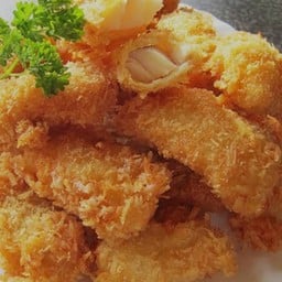 เนื้อปลาชุบแป้งทอด