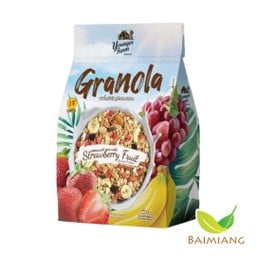 YoungerFarm กราโนล่ารสสตอเบอร์รี่และผลไม้ 225 ก.